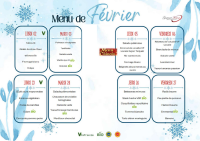 MENUS FEVRIER 2026